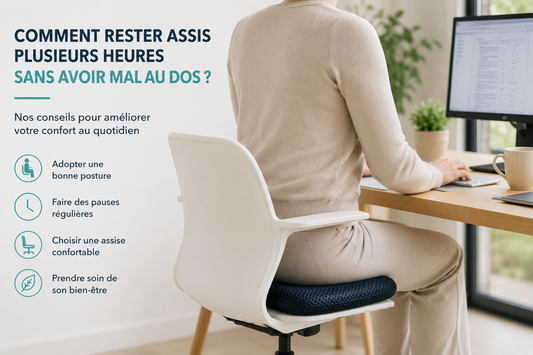 Comment rester assis plusieurs heures sans avoir mal au dos ?